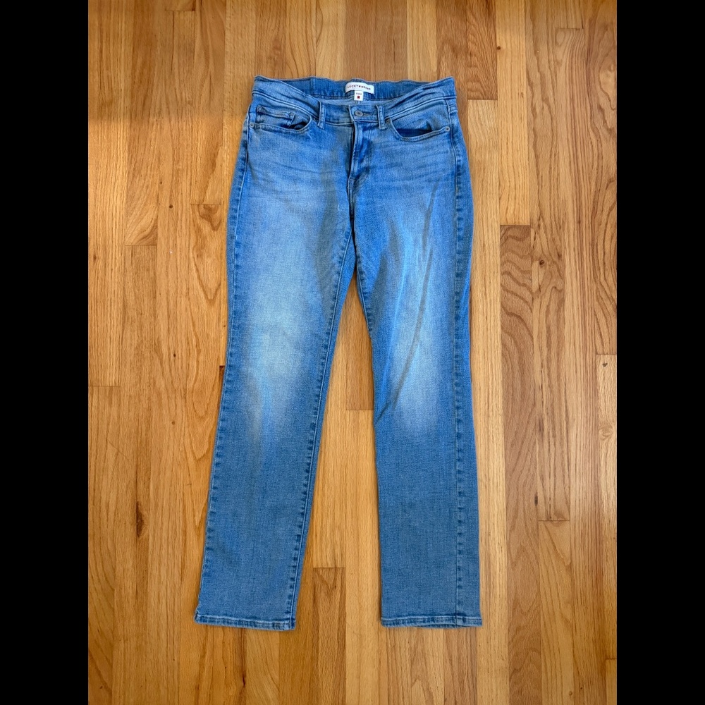 Mid-Rise Light Wash Jeans